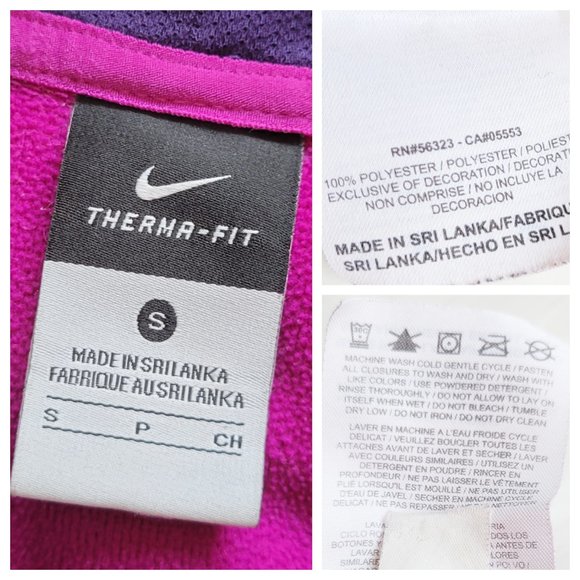 Nike Therma Fit Hoodie Sweatshirt Magenta Pink Pull Over Hoodie Kangaroo Pocket - Picture 11 of 12